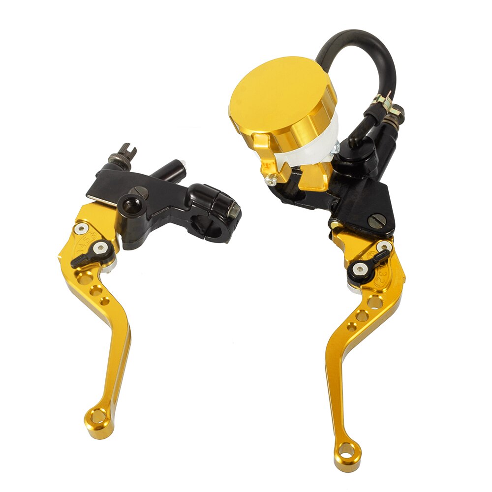 CNC Alumiini Hydraulisylinteri Pääjarrun Kahva Kaapeli Kytkimen Kahvan Sarja 250-500cc: Kulta-