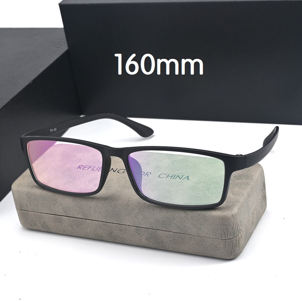 HDCRAFTER Große 160mm Übergroße Lesebrille TR90 Männlichen Brillen Rahmen Männer Rezept Myopie Brillen Rahmen Ultraleicht