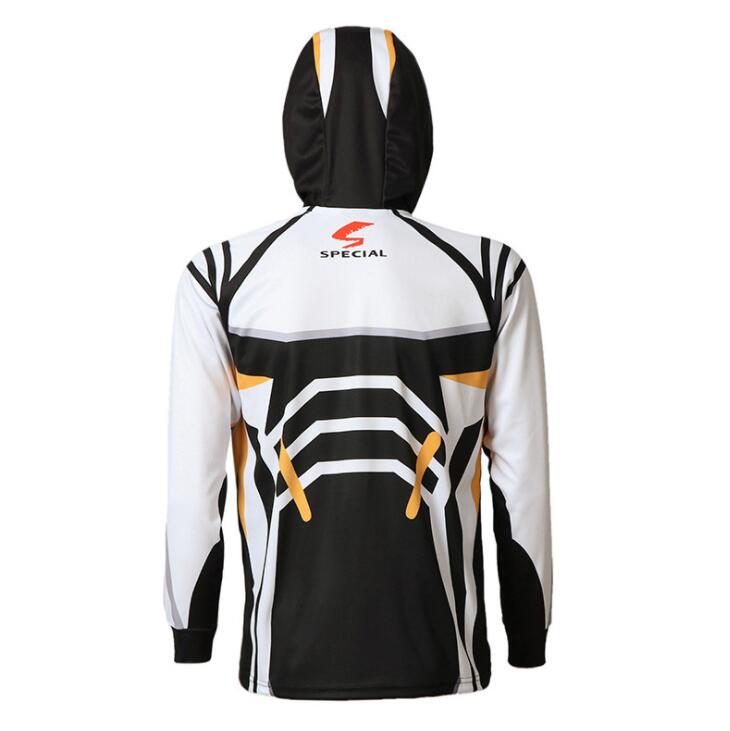 Fiskekläder fiskskjorta andas svett snabbtorkande anti-uv sportfiskekläder ml xl xxl xxxl