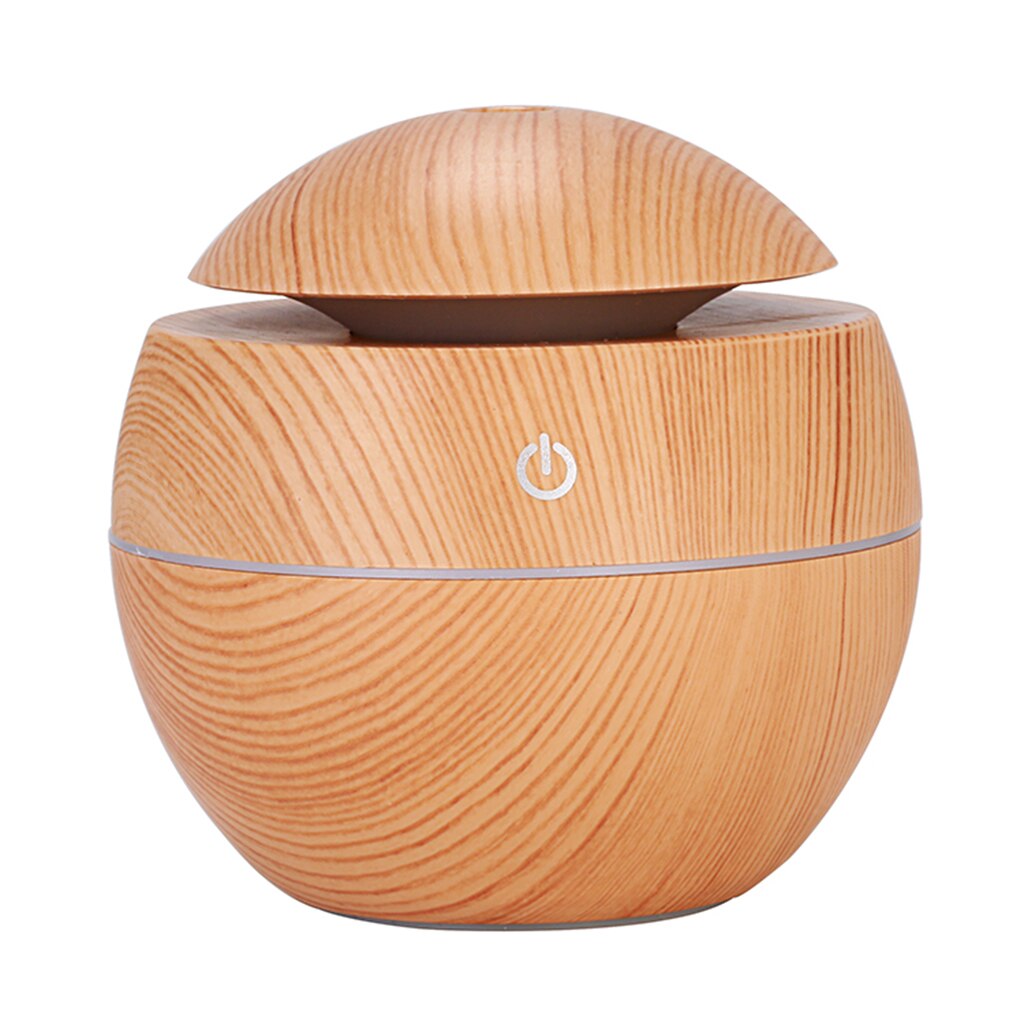 3 Stuks Stijl Led Aroma Diffuser Etherische Olie Luchtbevochtiger Aromatherapie Purifier Met Houtnerf Voor Slaapkamer Woonkamer