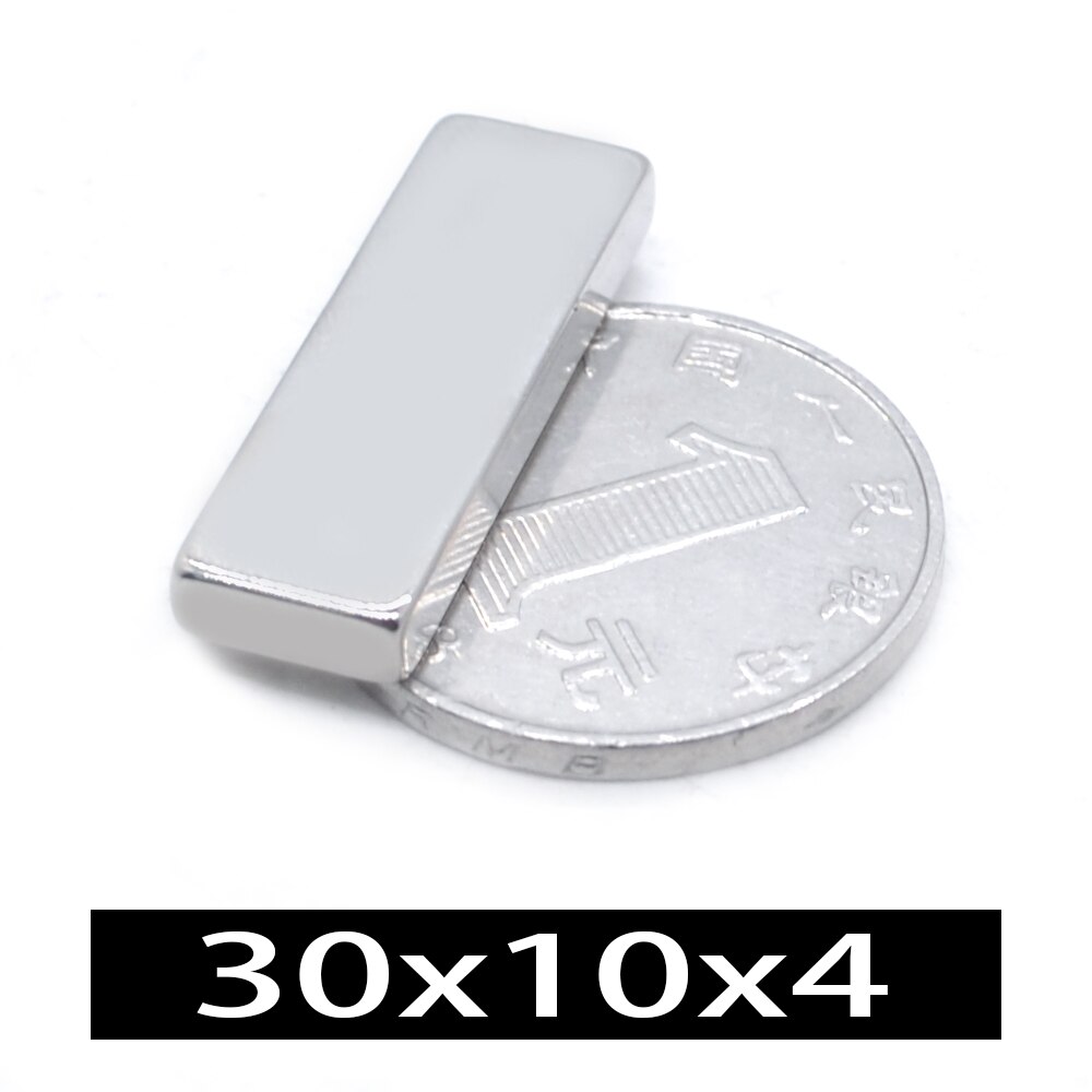 Neodymium Magnet Bar 30x10x4mm Samll Rectangle Magnets Super Strong Powerful Permanent Rare Earth Magnets Imanes Magnetic Strip