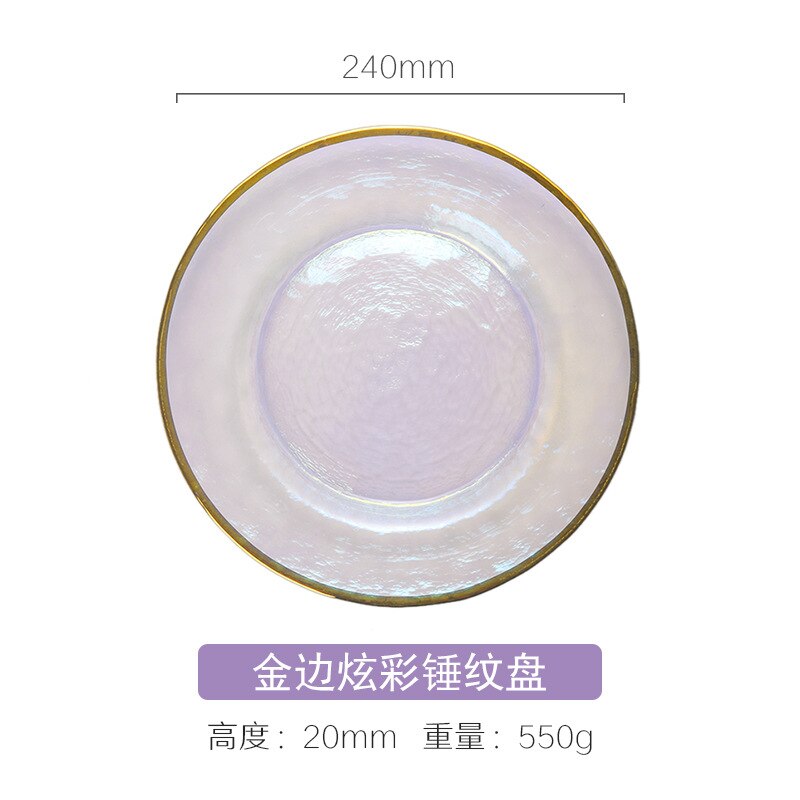 Tableware Ceramic Dinner Plate Set Dish 8/10 Inch Porcelain Cute Dessert Plate Dinnerware Hand Painted Ceramic Western Plate: 2-9.5 inches