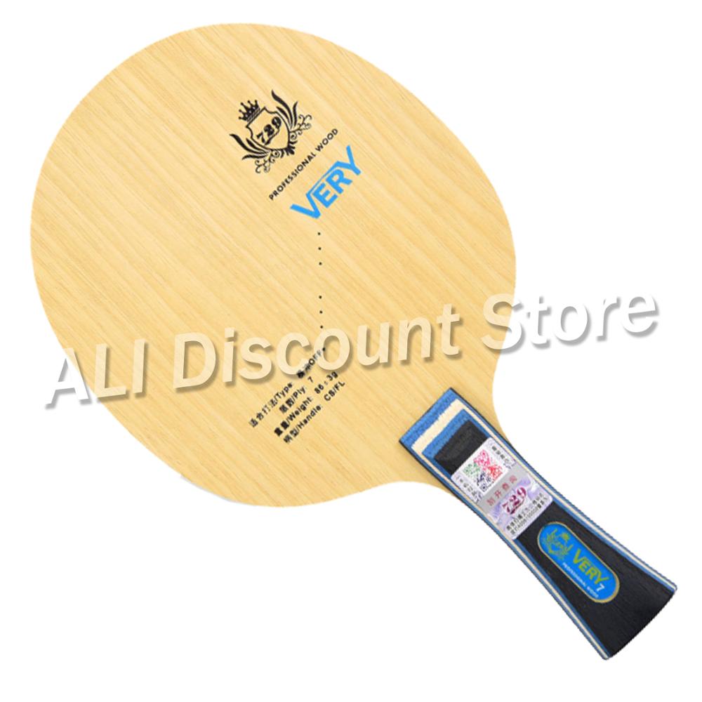 Friendship 729 Very 7 8table Tennis Blade Offensive Ping Pong Racket Bat Pure Wood
