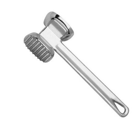 Edelstahl Steak Hammer Fleisch schlagen Fleisch verlieren Fleisch Hammer Rindfleisch Gebrochen Rippen Fleischklopfer Küche Werkzeuge WY112072: A-L 26CM