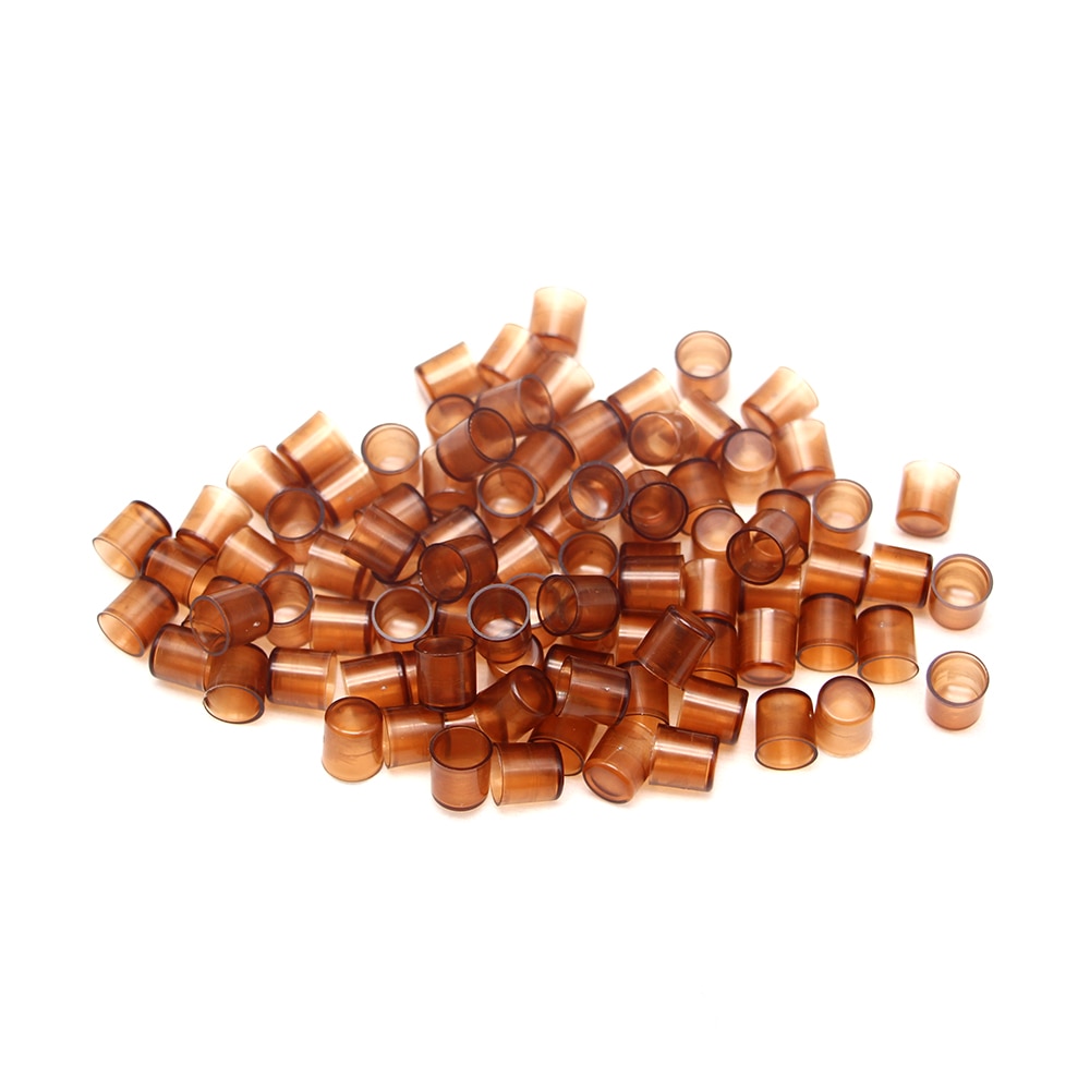 1000 pièces apiculture reine nouvelle abeille oeuf larve chambre outils d'élevage cellule en plastique jetable marron Cupkit fournitures équipement agricole