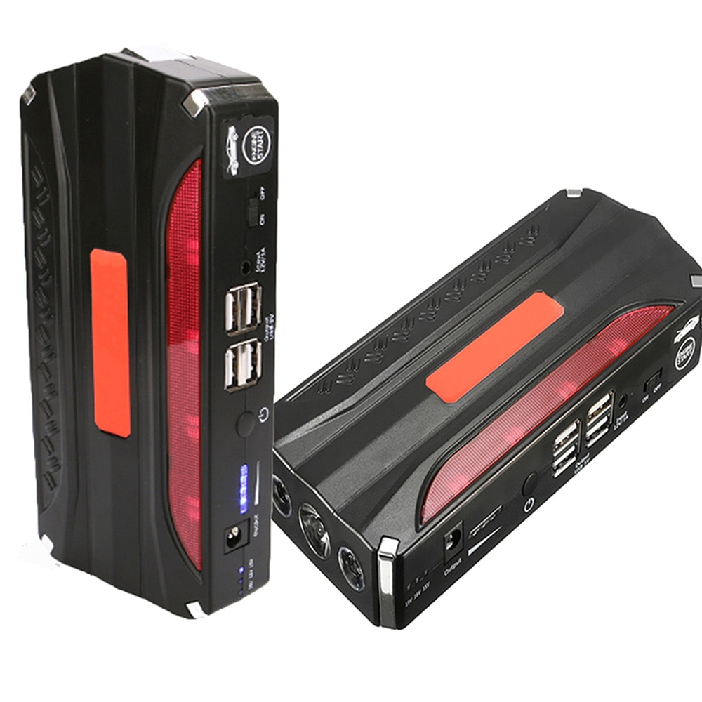 68800mAH 12V USB Car Jump Starter Power Booster Charger Auto Truck SUV Portable Maintainer Kit