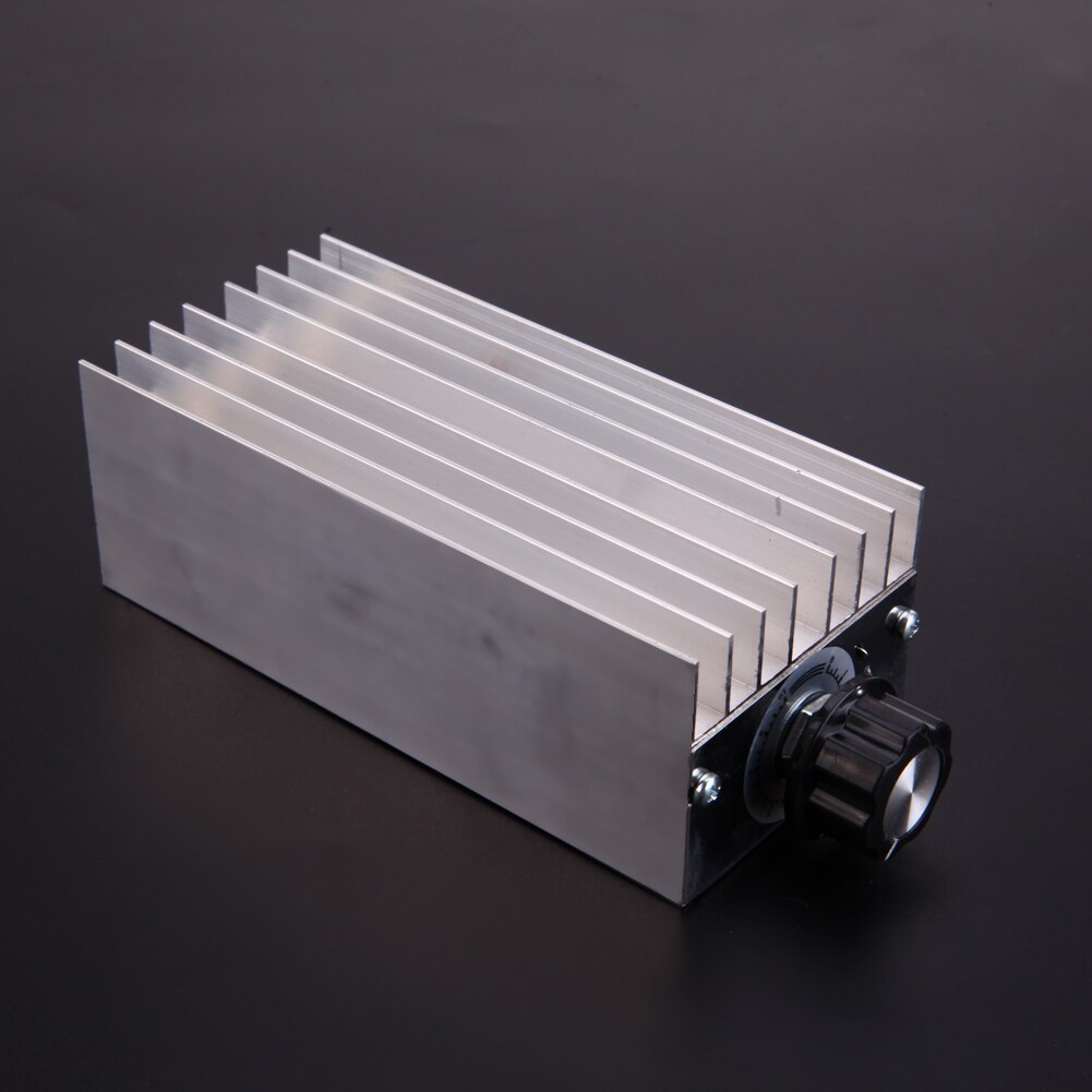 Ac 220V 6000W Scr Voltage Regulator Controller Elektronische Dimmer Thermostaat Snelheidsregeling Mold Met Case