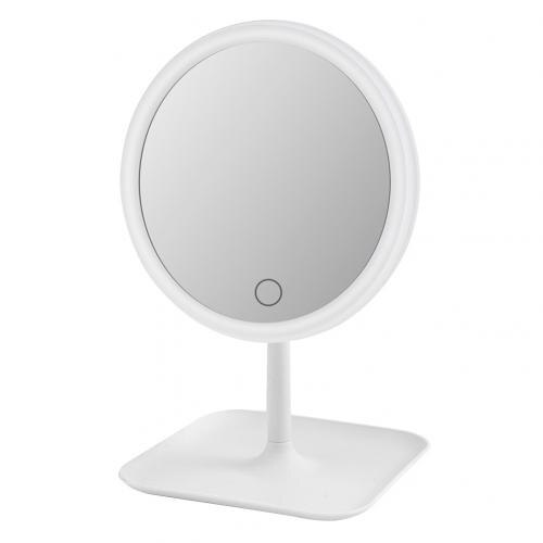 USB Adjustable Rechargeable LED Fill Light Makeup Mirror Dressing Table Lamp: White1