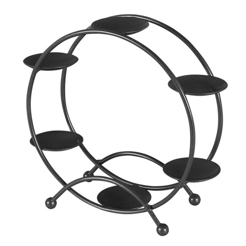 Dessert Table Decor Cold Food Tea Rest Table Set Tray Display Rack Wrought Iron Afternoon Tea Snack Rack Cake Rack: black