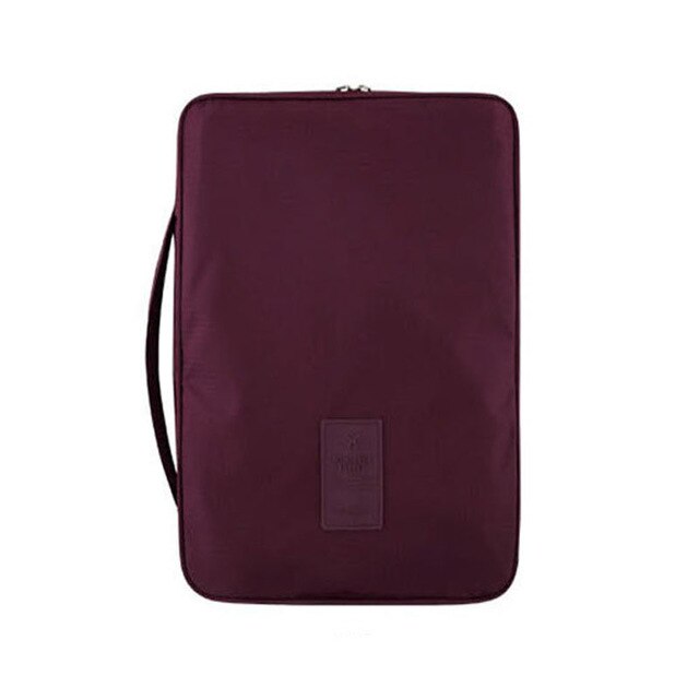 Männer Nylon Gepäck Reise Fall für Leichte Shirts Verpackung Lagerung Taschen Kleidung Würfel Verpackung Fällen Gepäck Fällen: Purpurrot