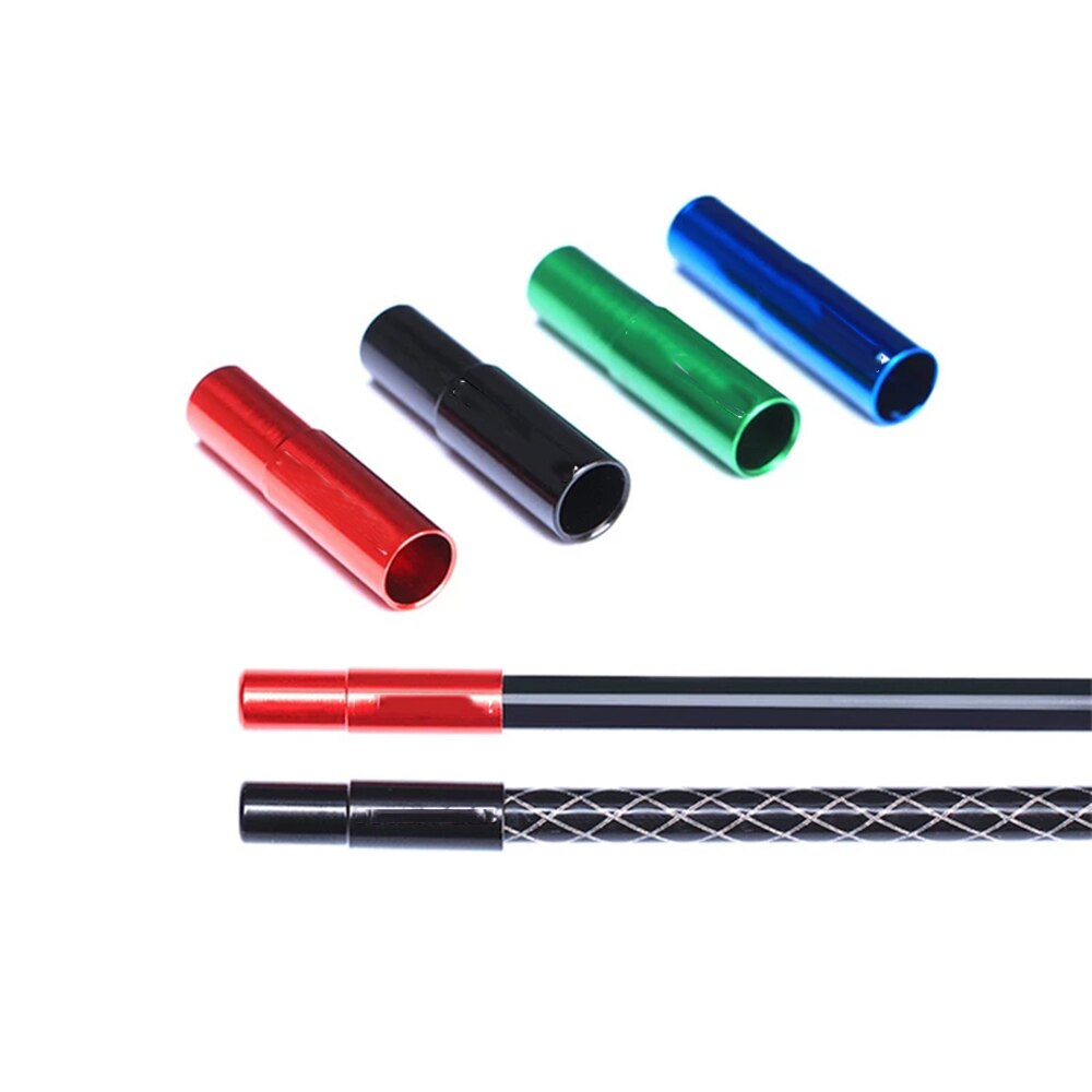 10 pcs Mountain Bike Shell Ferrules Crimping Bicycle Accessories Bicycle Gear Lever Cable end Tip Cover Brake Cable Cover