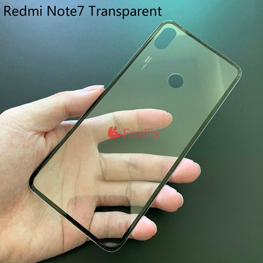 For Xiaomi Redmi Note 7 Pro Back Battery Cover Redmi 7 Note7 Rear Housing Door Case For Redmi Note 7 Battery Glass Cover