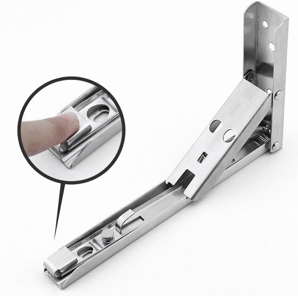 2 stk trekant folde vinkel beslag tung støtte justerbar vægmonteret bænk bord hylde beslag møbel hardware