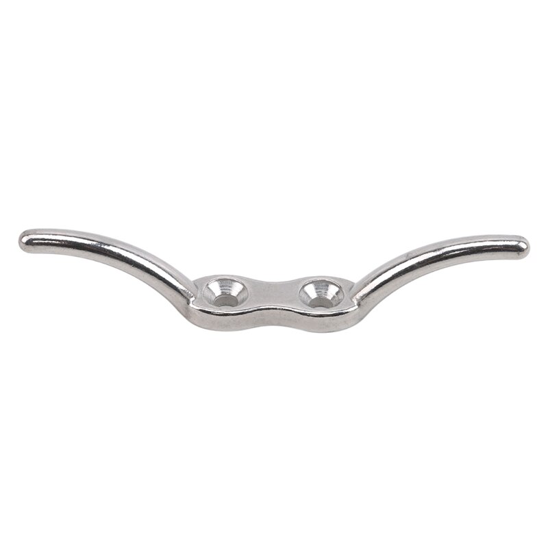 Marine Grade Flagpole Cleat Hook Fixed Hook Flag Rope Cleat Flag Halyard Boat Securing Tie Down DocksTarps