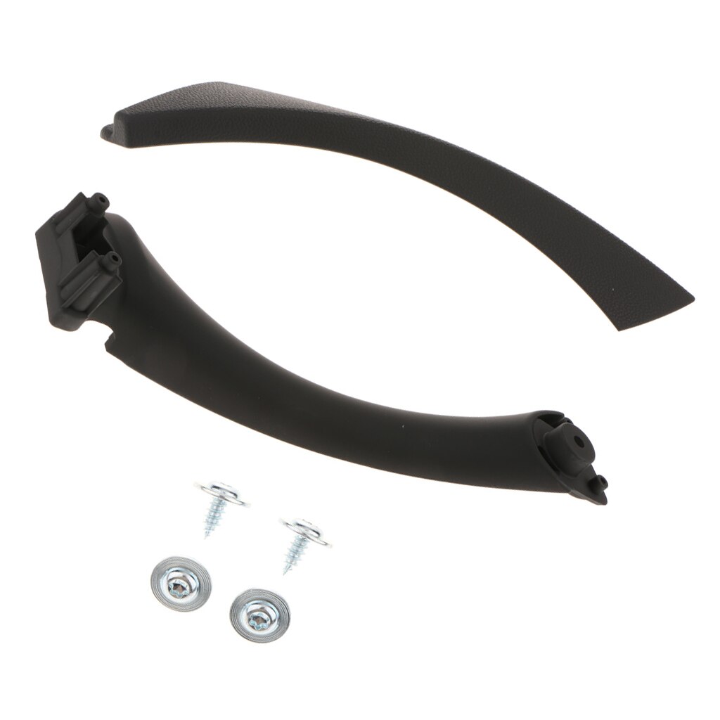 Deurgreep buitenste bekleding & rechter voor/achter binnendeur armsteunbeugel passagierszijde voor bmw 3 serie  e90/e91 ( zwart)