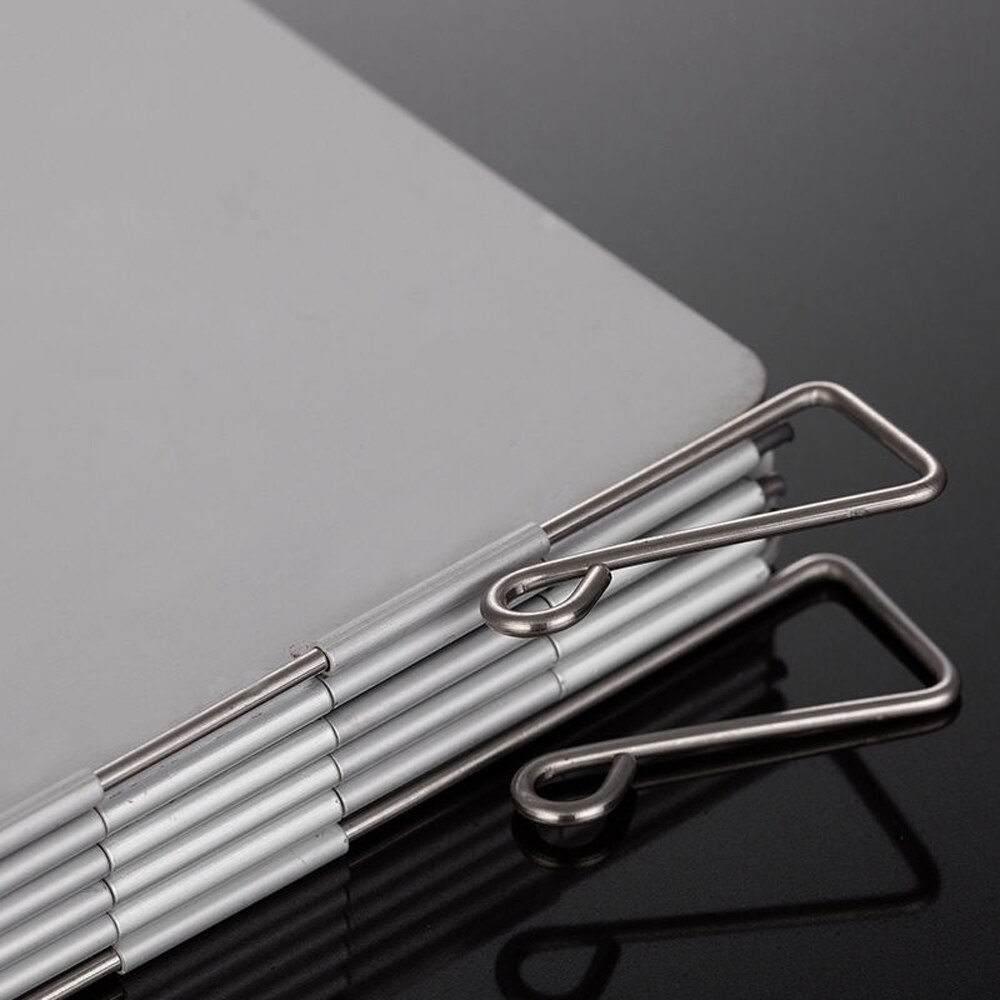 Parabrisas plegable de 8/9/10 placas para acampar al aire libre, estufa de Gas para barbacoa, pantalla de protección contra el viento para Picnic,