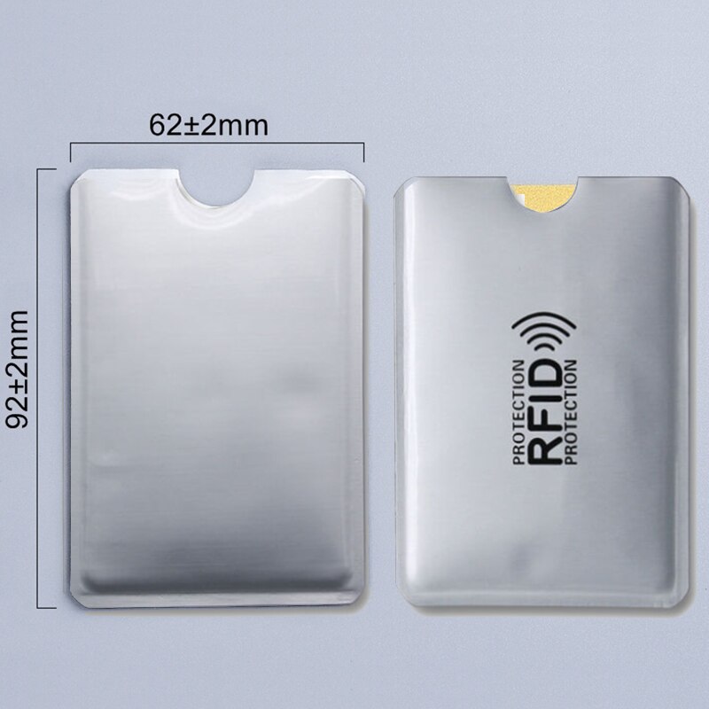 Anti Rfid Kaarthouder Nfc Blokkeren Reader Lock Id Bank Kaarthouder Case Bescherming Metalen Credit Card Case Aluminium