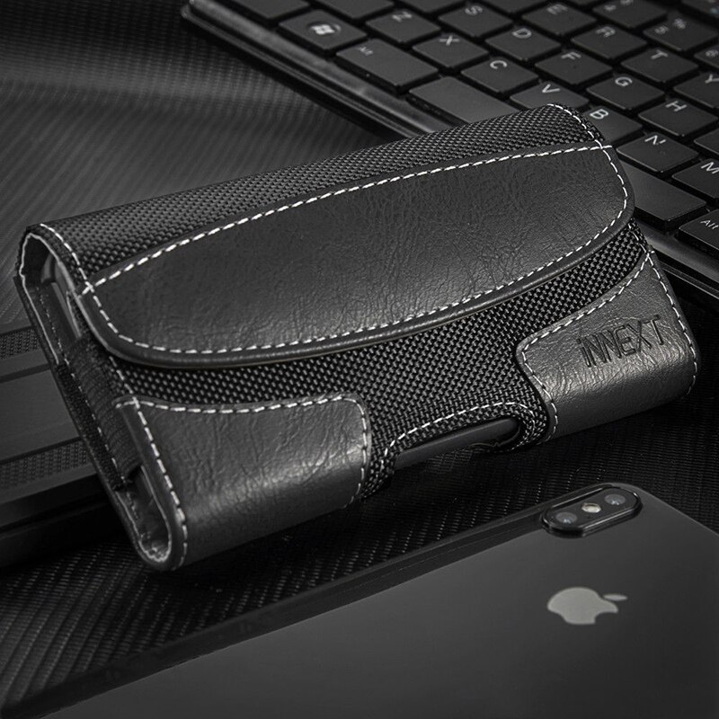 Etui universel en cuir pour téléphone 4.7 pouces. Pince de ceinture pour iPhone 6/6 s/7/8. Samsung S6 S6 edge S7 S10e