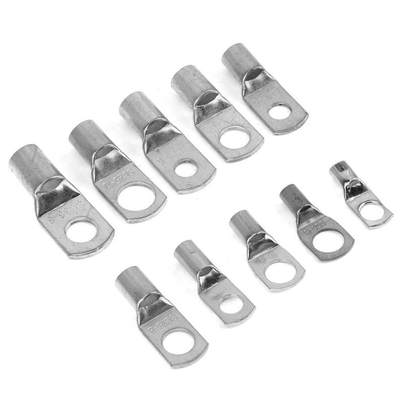 Auto Zubehör batterie hydrometer SC Batterie Draht Stollen Verzinnt Kupfer crimpen Ringe Anschlüsse für Auto Marine