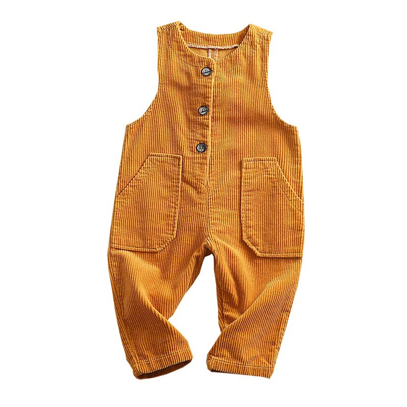 5063 Baby Kids Corduroy Losse Overalls Leuke Kids Alle Match Jarretel Broek Casual Jongens Broek 1-5 Jaar Baby overalls Outfits