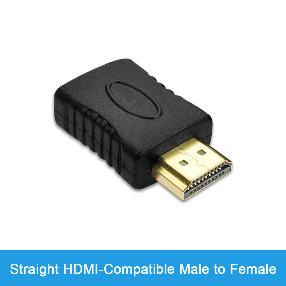 4K HD-connector Mini / Micro HDMI-compatibele extender HDMI-compatibele adapter 90 270 graden haakse man-vrouw converter: green