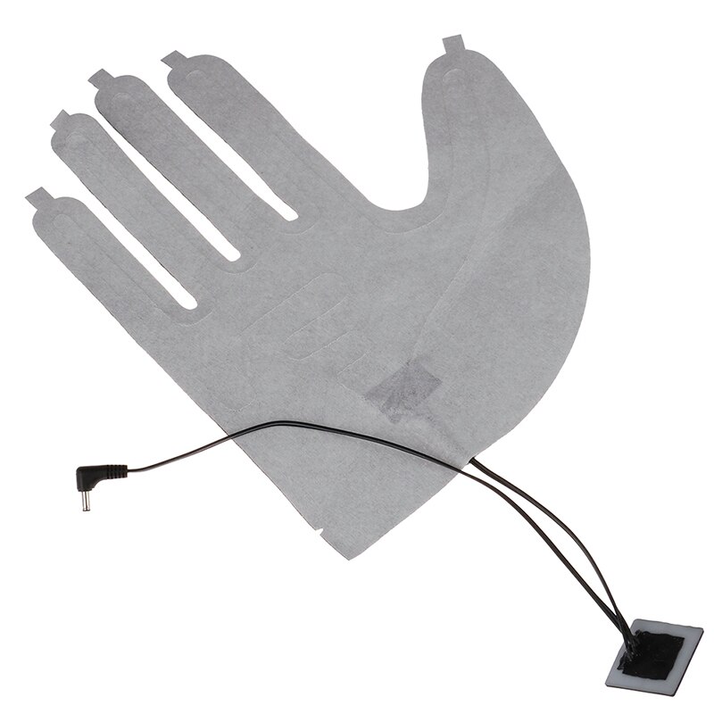 Luva elétrica portátil de aquecimento, 5v para motocicleta, anti-adesivo, inverno, térmica, acessórios com dedos quentes, dobrável