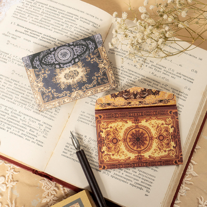Yoofun vintage dekor papir retro klassisk underlagsmateriale papir for kort kraft kunst estetiske memopads scrapbooking dekor