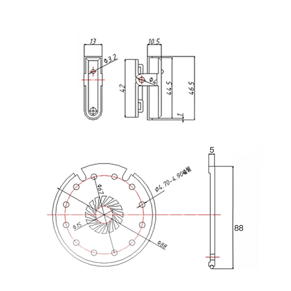 Elektrisk cykel pas sensor 12 magneter pedal hjælp sensor til ebike controller 3 pin sm stik e-cykel pas sensor ebike dele