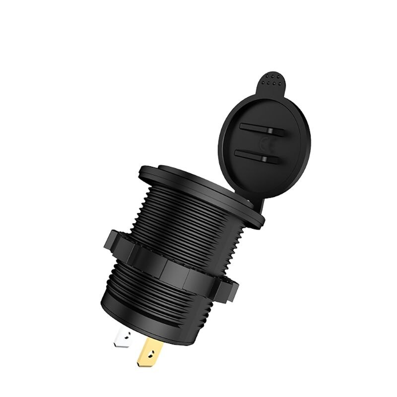 Waterdichte 12V 24V Dual USB LED Car Charger Met Touch AAN UIT Schakelaar Kabel Voor Auto Boot marine Truck Motorfiets Camper Veh