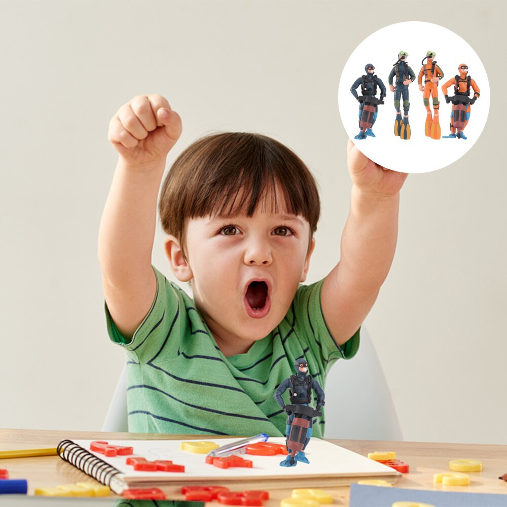 4 Pcs 1 Set Model Toys Interesting Puzzle Toys Novel Cognitive Toys