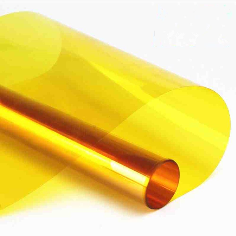 2 Mil Gold Yellow Decoration Solar Tint Window Film Improve Privacy UV 99% Heat Proof Glass Tint Film Deco