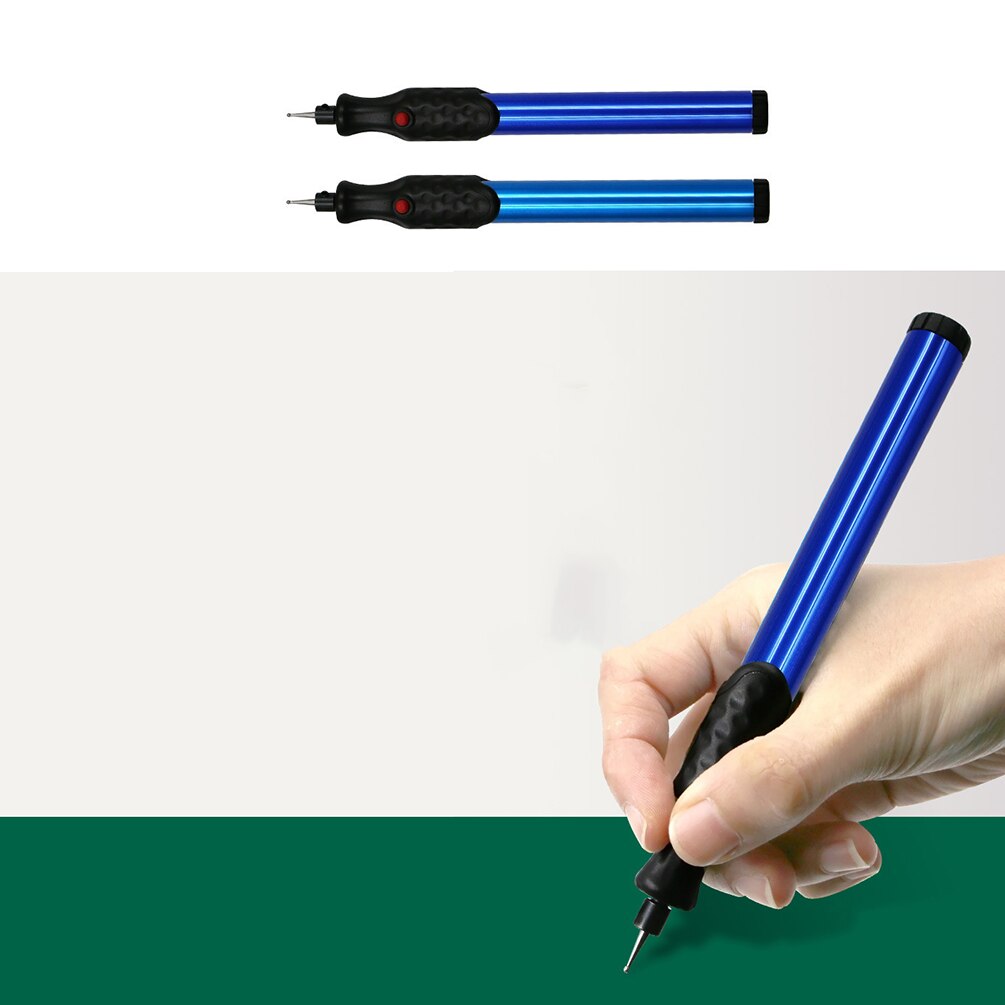 Electric Engraving Pen DIY Craft Scripture with Grinding Head for Metal Wood Glass Plastic Carving Pen Without Battery