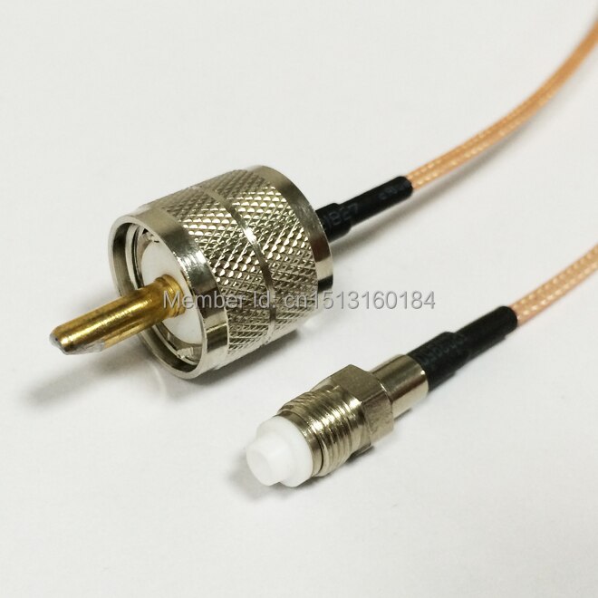 Modem Coaxial Cable UHF Male Plug To FME Female Jack Connector RG316 Cable Pigtail 15CM 6" Adapter