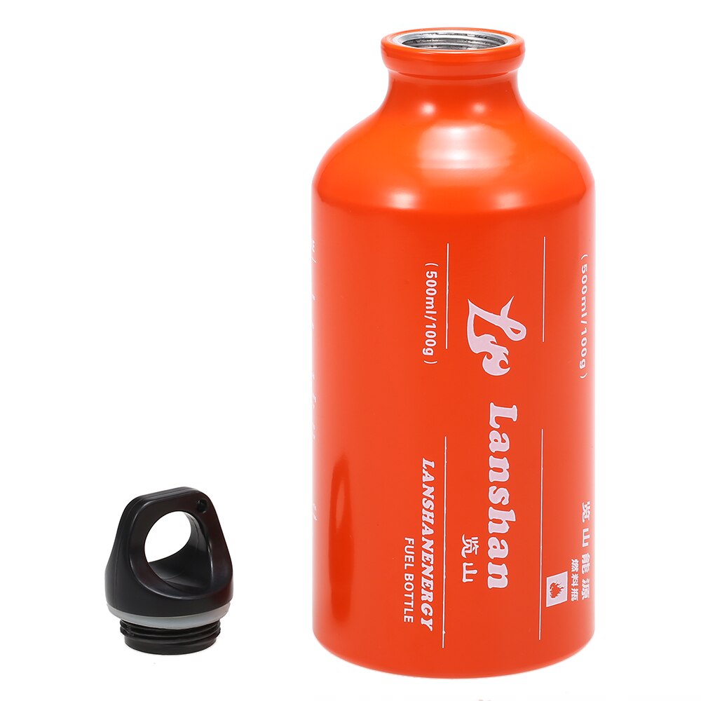 500ml Benzin Kraftstoff Flasche Benzin Kerosin Alkohol Flüssigkeit Gas Panzer Kraftstoff Lagerung Flasche für draussen Camping Multi Kraftstoff Öl Herde