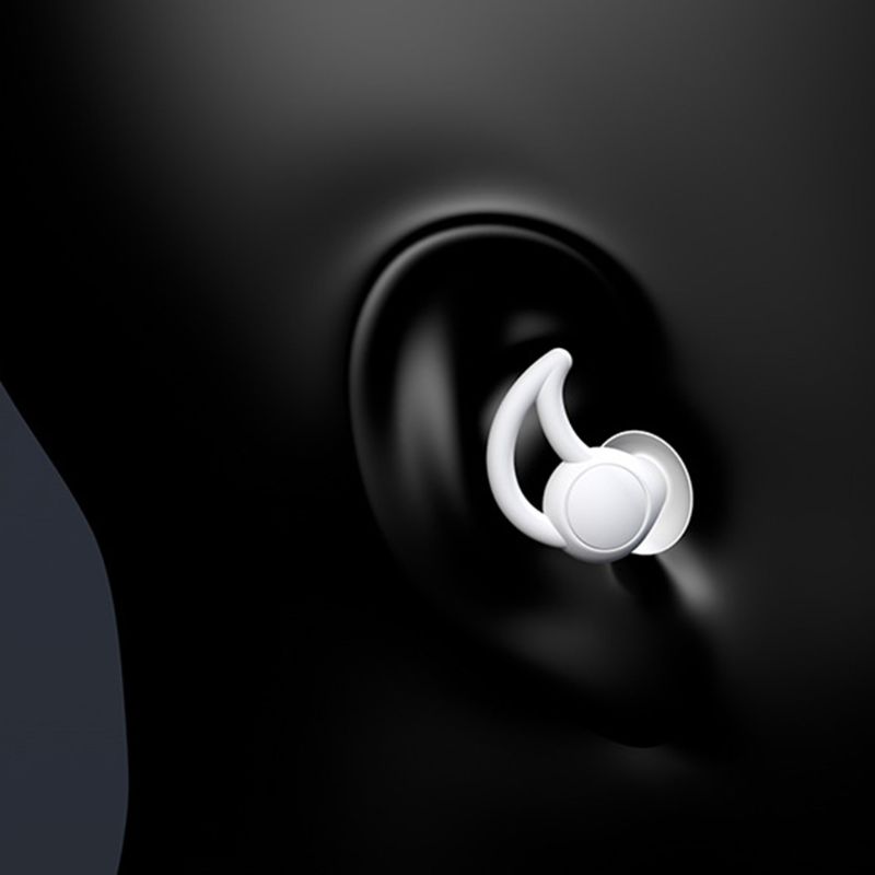 1 Paar Zachte Siliconen Oordoppen Tapered Ruisonderdrukking Oordopjes Slapen Geluidsisolatie Oor Protector 2/3 Lagen