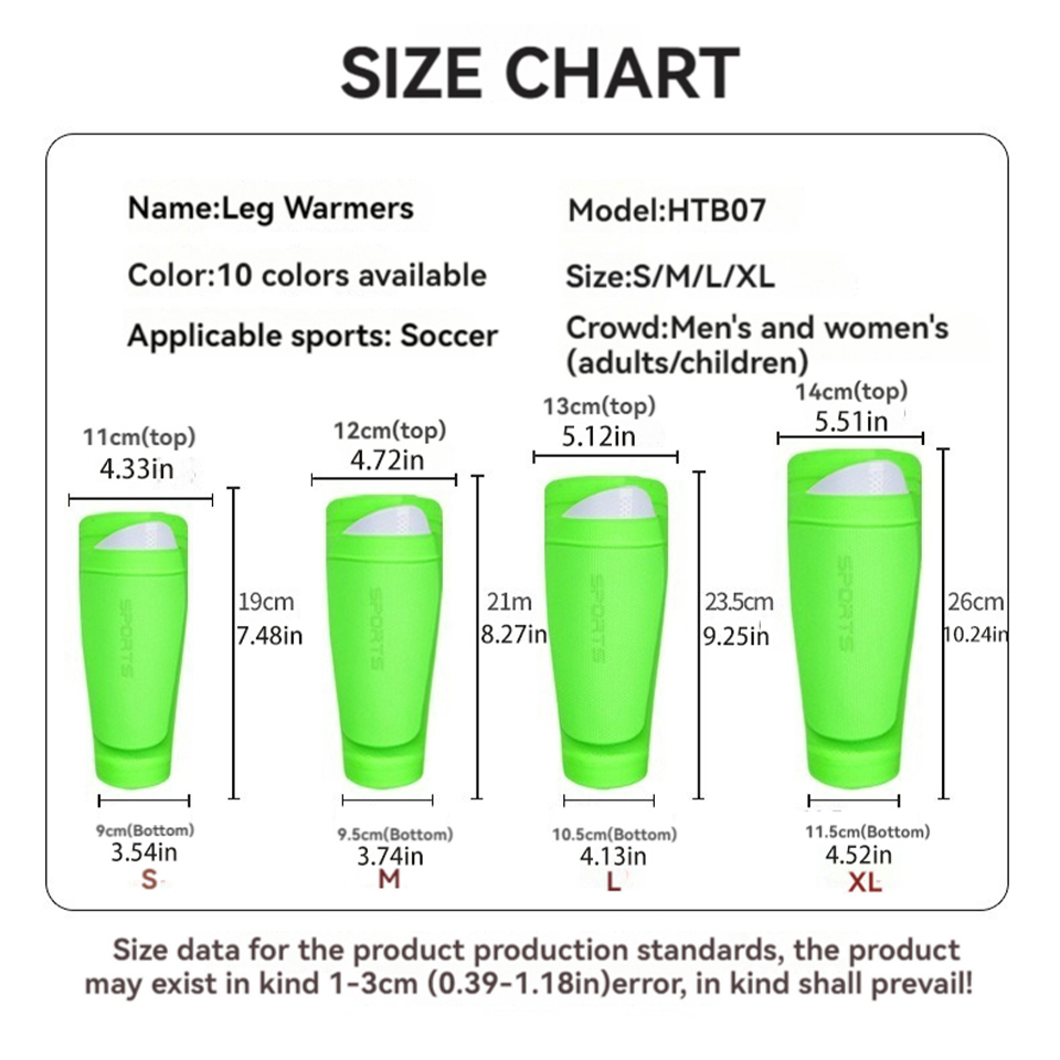 Loogdeel 1 Pair Shin Guard Sleeves Soccer Youth Calf Support Compression Sleeves Football Leg Sleeves for Men Kids Adult Sports