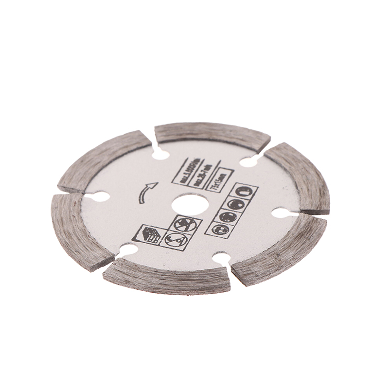 3 "Stein Trennscheibe Mini Sägeblatt 75mm Diamant Trennblatt Keramik Beton Marmor Schneiden Für Winkelschleifer