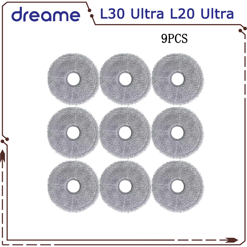 Dreame L20 Ultra L30 Ultra X20 Pro Robot Vacuum Parts Main Side Brush HEPA Filter Mop cloth Pad Dust Bag Spare accessories: plum