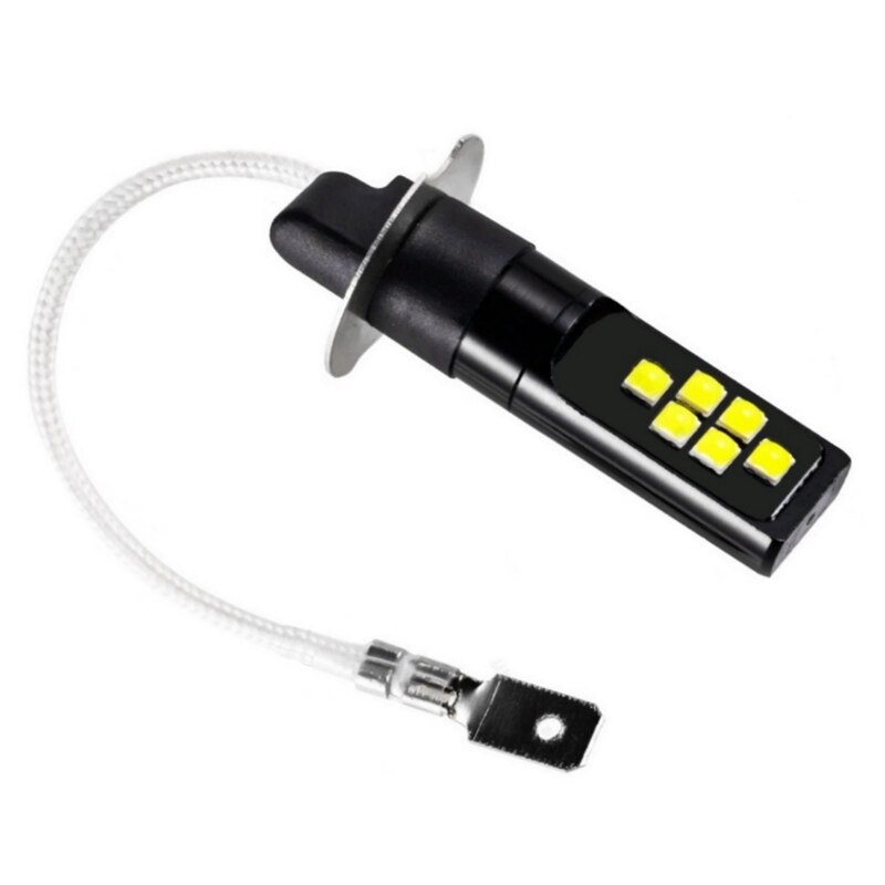 2Stck H3 1200LM 3535 LED Auto Nebelscheinwerfer Anti Nebel Lampen Auto Anti Nebel Lampe Fahr Licht 6000K Weiß 3000K Gelb