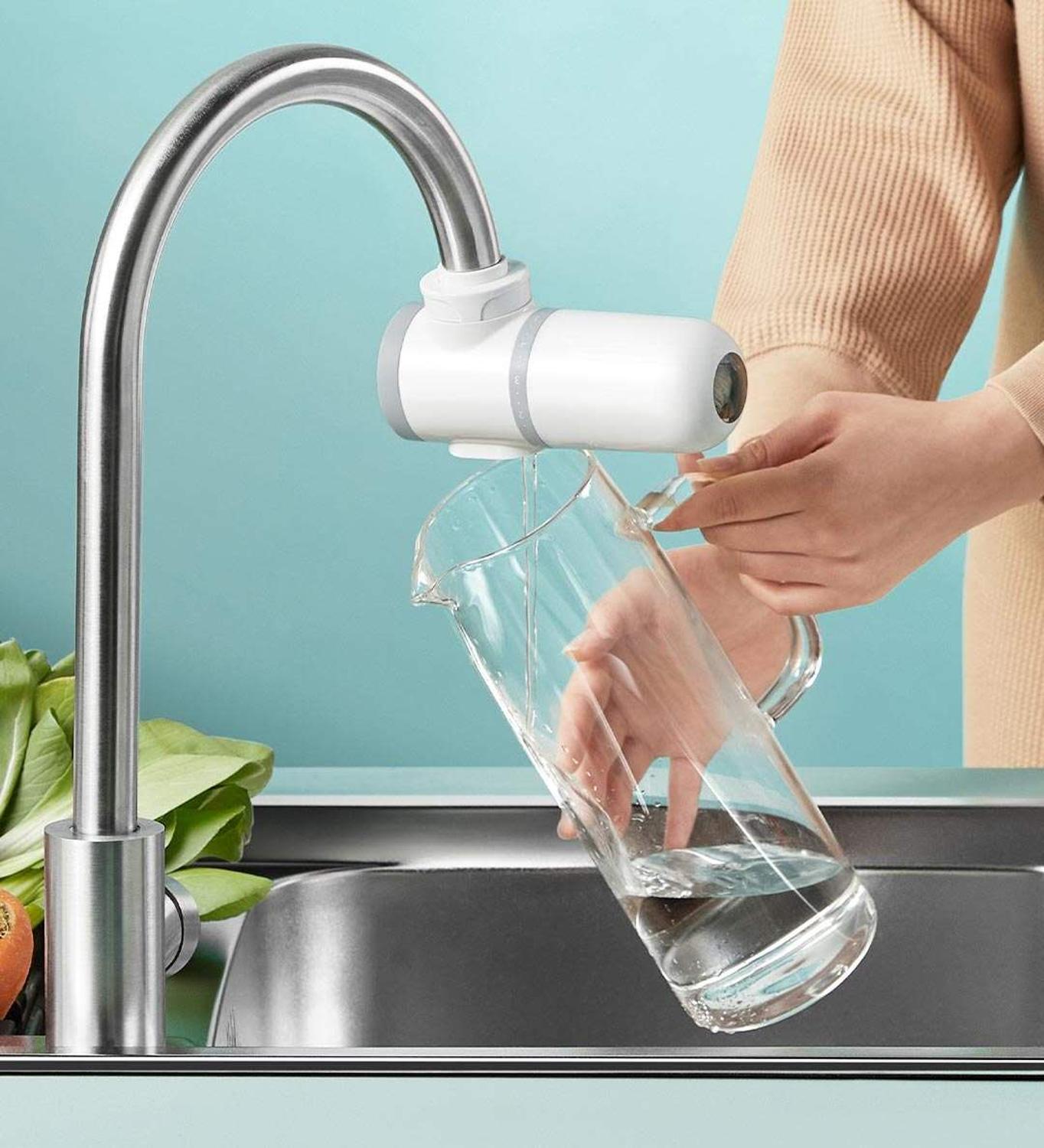 Original Xiaomi Mijia Faucet Water Purifier Kitchen Tap Water Filter Gourmet Kitchen Filtration System Washroom Tap Purifier