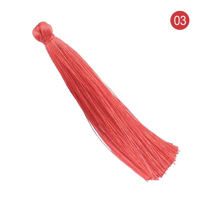 100 Stks/pak Zijde Kwastje Hanger Ketting Earring Bevindingen 90Mm Kwasten Voor Diy Sieraden Maken Accessoires Gemengde Kleuren: color 03