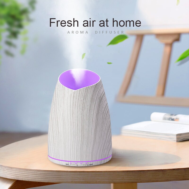 550Ml Ultrasone Luchtbevochtiger Etherische Olie Diffuser Aroma Lamp Aromatherapie Elektrische Aroma Diffuser Mist Maker