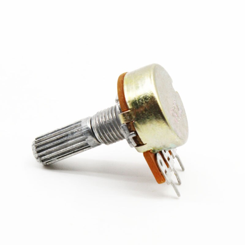 Horizontal Potentiometer linéaire B10K (6mm shaft / 10mm length, 10k