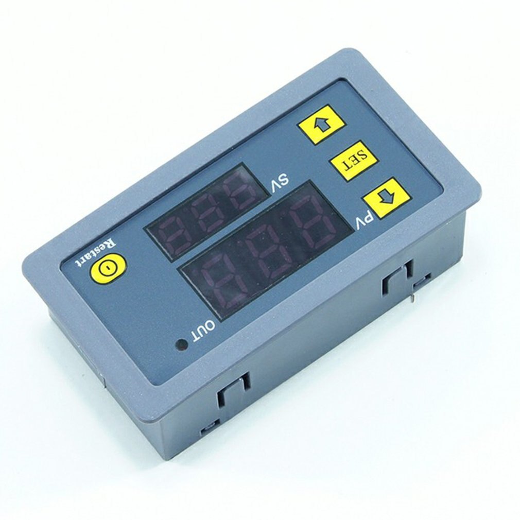 AC 110V 220V DC 12V Digital Time Delay Relay LED Display Cycle Timer Control Switch Adjustable Timing Relay Time Delay Switch