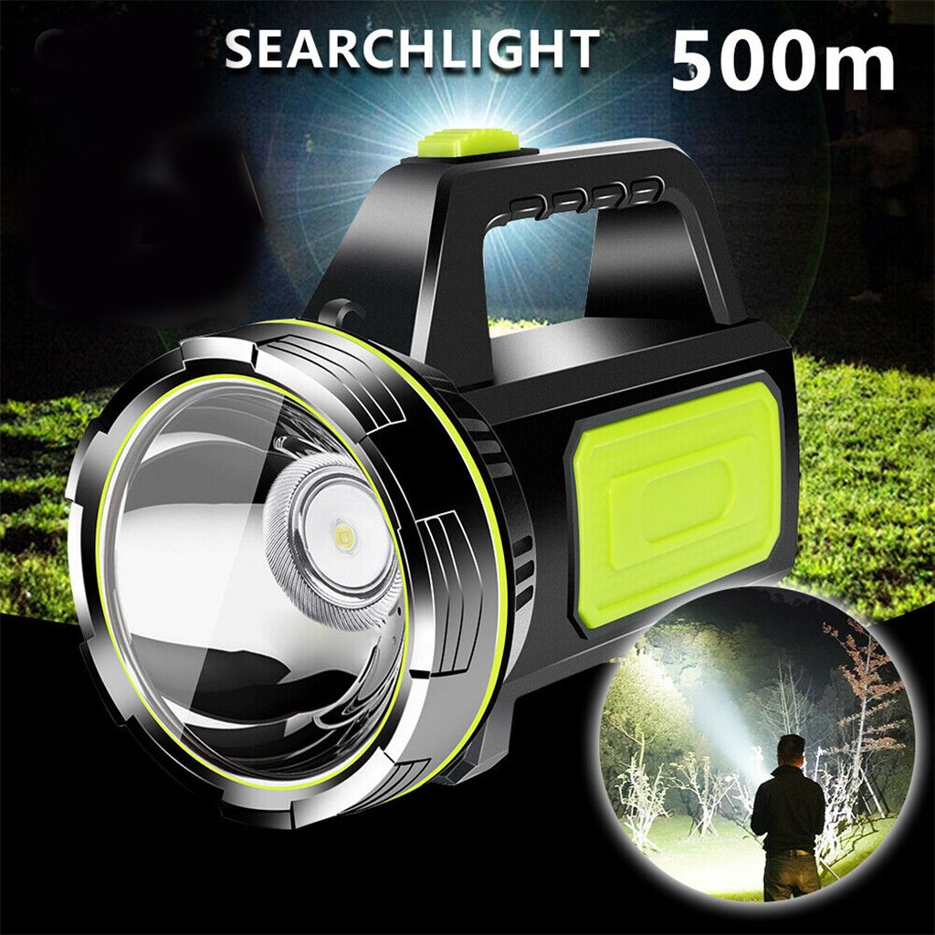 Rechargeable Flashlights Searchlight Portable Lantern Fishing Emergency Lamp