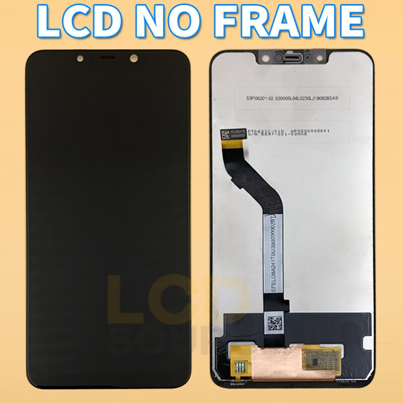 100% ORIGINAL 6.18" For Xiaomi Pocophone F1 LCD Screen Touch Screen Digitizer Assembly +Frame For POCO F1 Display Replace: Black No Frame