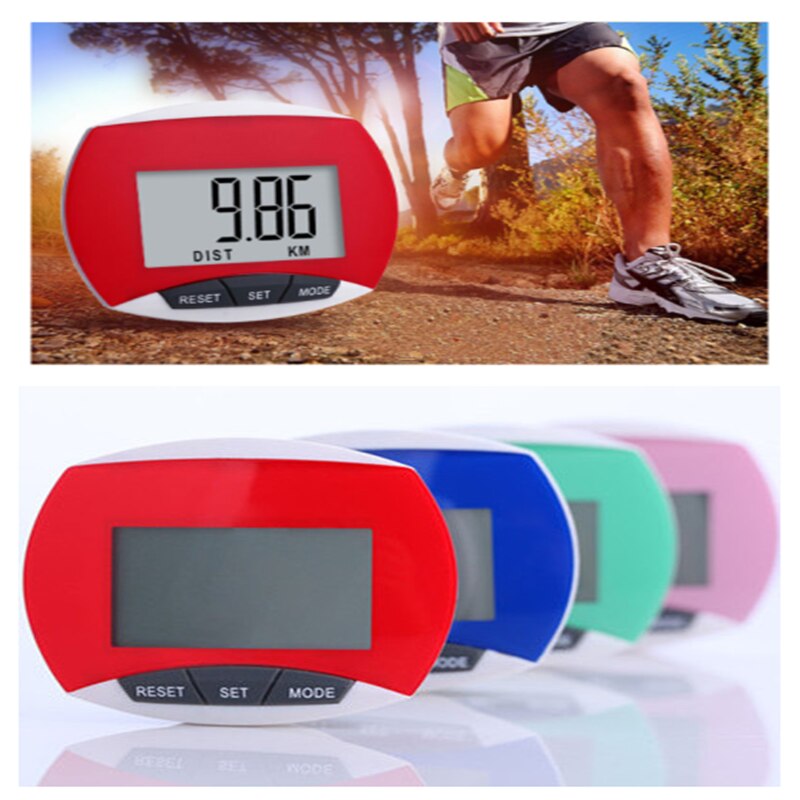 3D Pedometer Walking Pedometer 3D Pedometer Waterproof Multifunctional Sports Calorie Counting LCD Display Fitness Equipment
