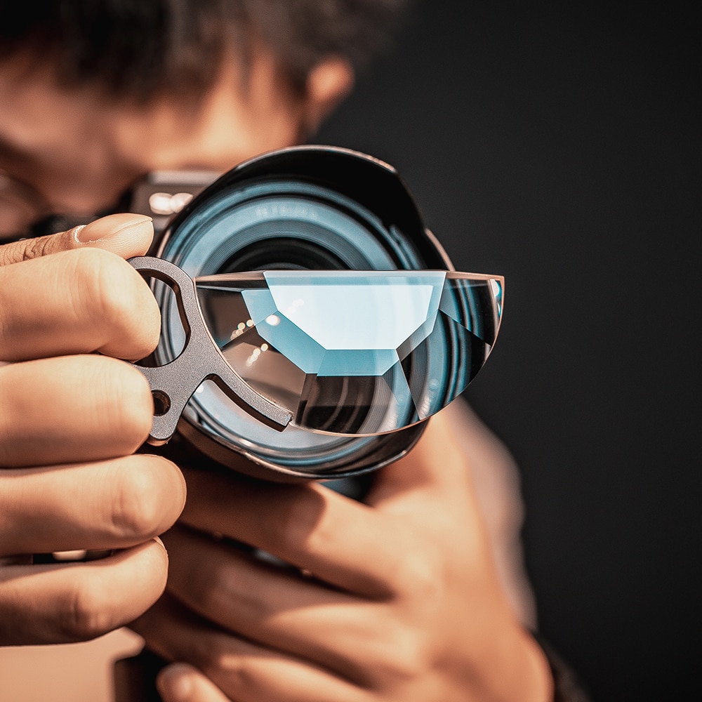 Sheji – kaléidoscope à main fendu, accessoires pour appareil photo, effets spéciaux