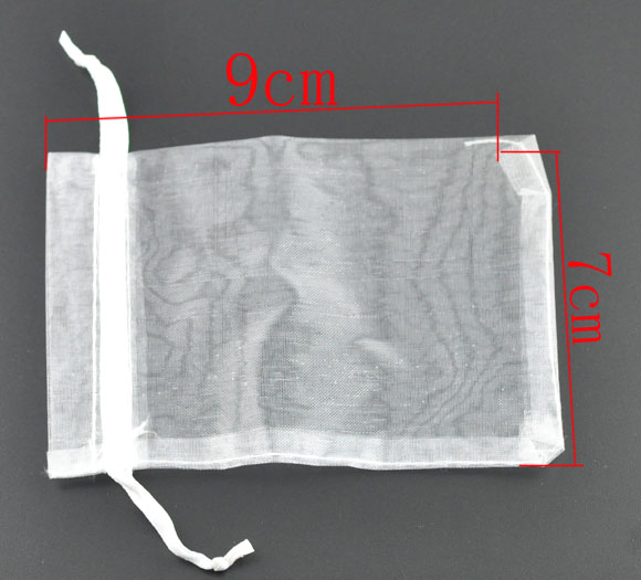 100 Stück Organza-Geschenkbeutel Mit Kordelzug – 8x10 Cm, Koralle-Lila, Für Hochzeiten & Babypartys