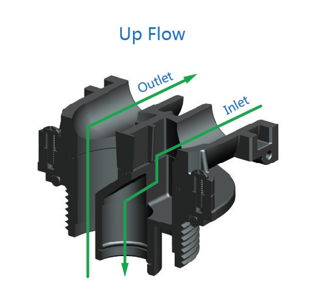 Manual In-Out Water Filter Head
